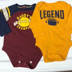 Football Long Sleeve bodysuits